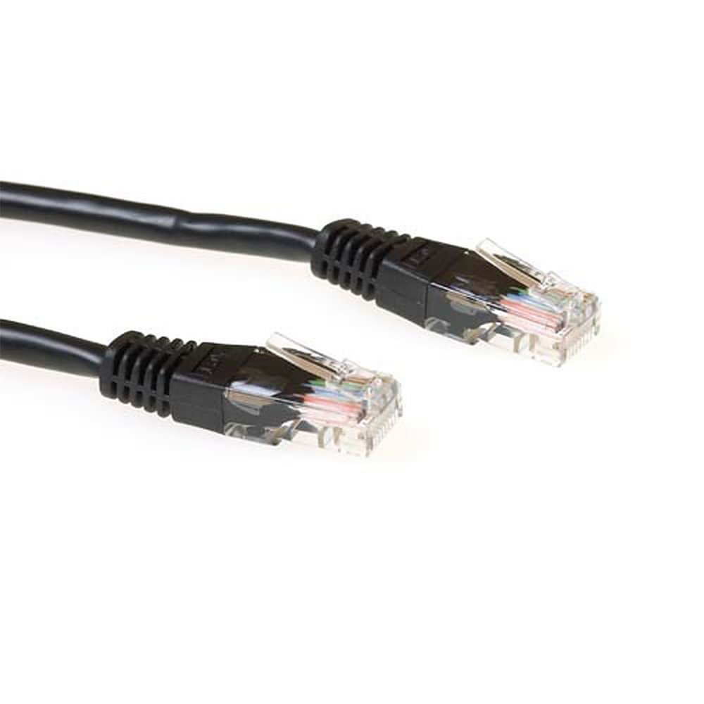 ACT netwerkkabel | Cat6 | U/UTP (UTP) | 5 m | Zwart