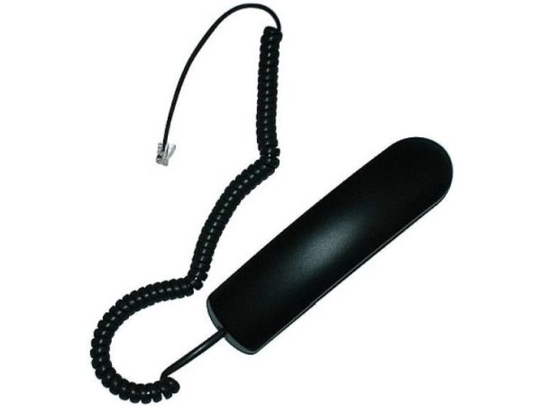 Handset 67xx no HI-Q, black with cable