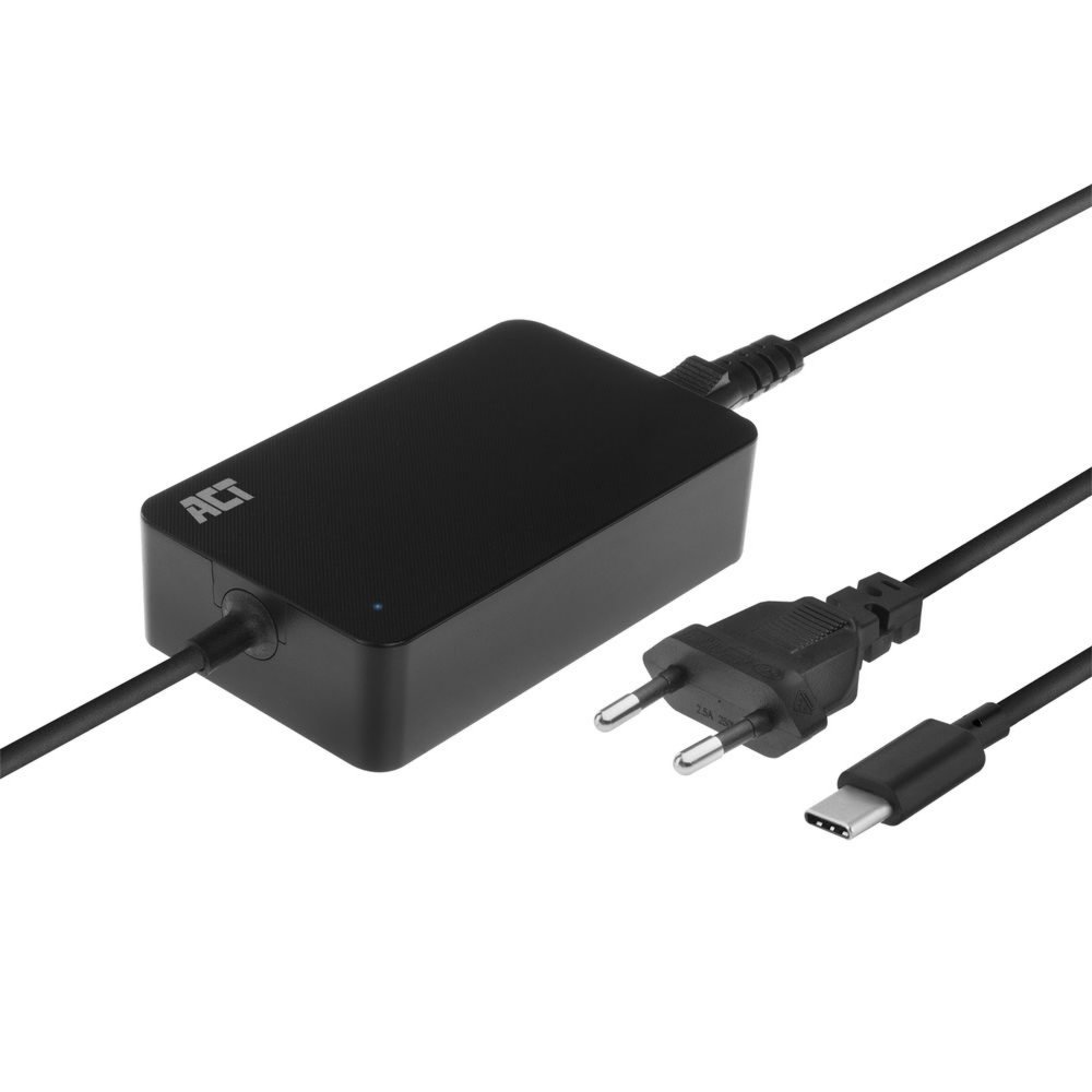 ACT AC2005 | Universele USB-C Notebook Lader | 65 Watt PDP | 2,75 Meter