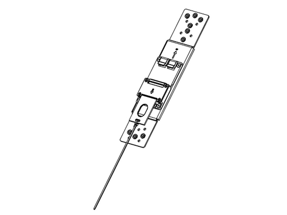 DIN rail mounting kit for OS6865-P16X and OS6865