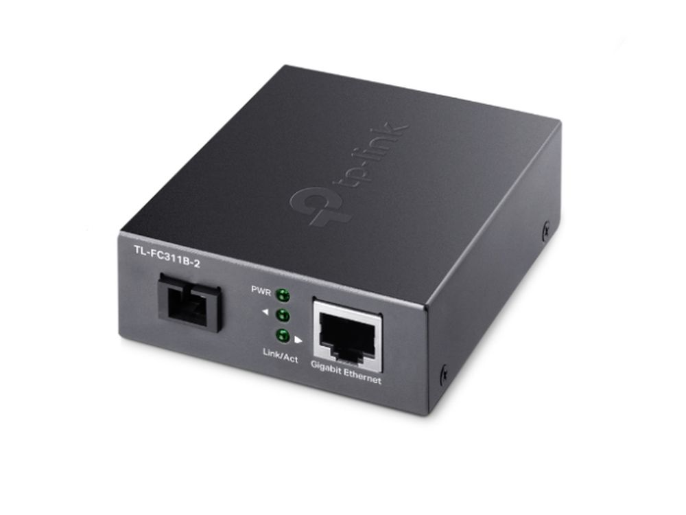 10/100/1000 Mbps RJ45 to 1000 Mbps Single-mode SC WDM Bi-Directional Fiber Converter