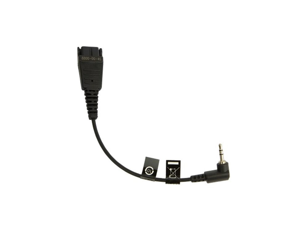 QD-2,5mm jack (straight)