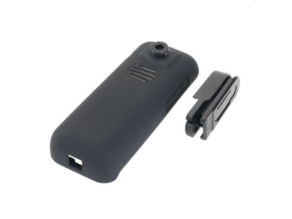 8232 Handset silicone protection case cover,  black color, delivered with swivel