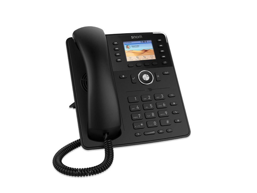 Global D735 Customized   Desk Telephone Black