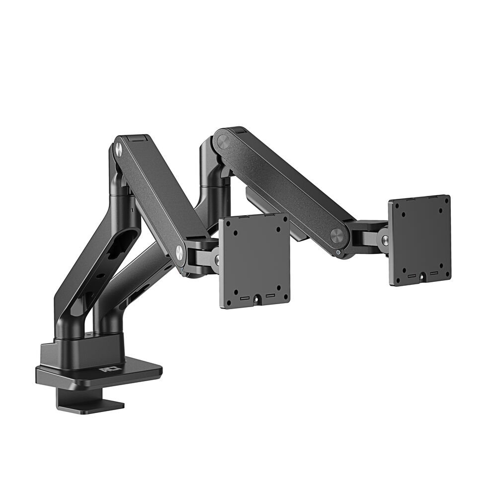 ACT AC8342 Premium | Verstelbare Monitor-bureaubeugel | Tot 35" | Max 20kg | VESA 100x100 | 2 Monitoren