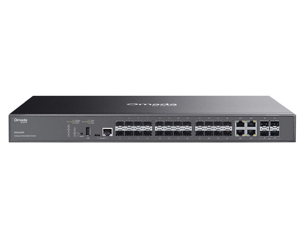 SG5428XF Omada Campus 24-Port SFP Stackable Lite