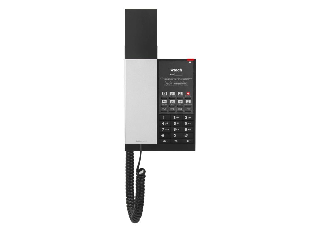 NG-S3211W Silver Black (10 Keys) WiFi 1-Line SIP Corded Phone, 10 programmable Keys