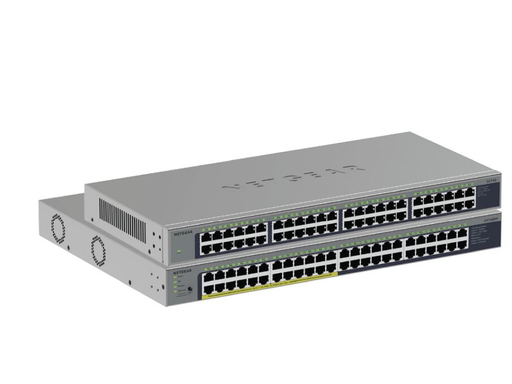 48PT GIGE UNMANAGED RACKMOUNT SWCH (GS748)