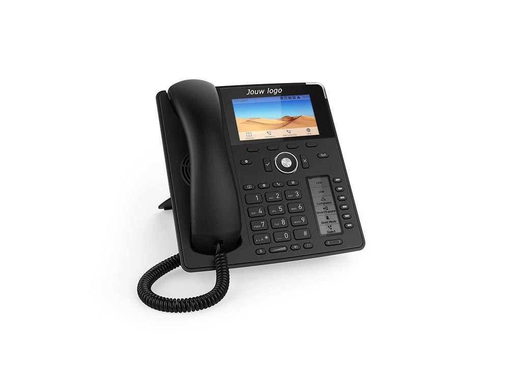 Global D785 Customized  Desk Telephone Black