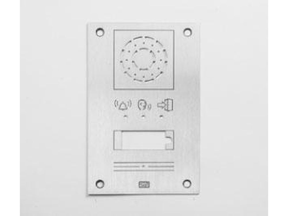 2N® IP Uni - front panel, 1 button and pictograms