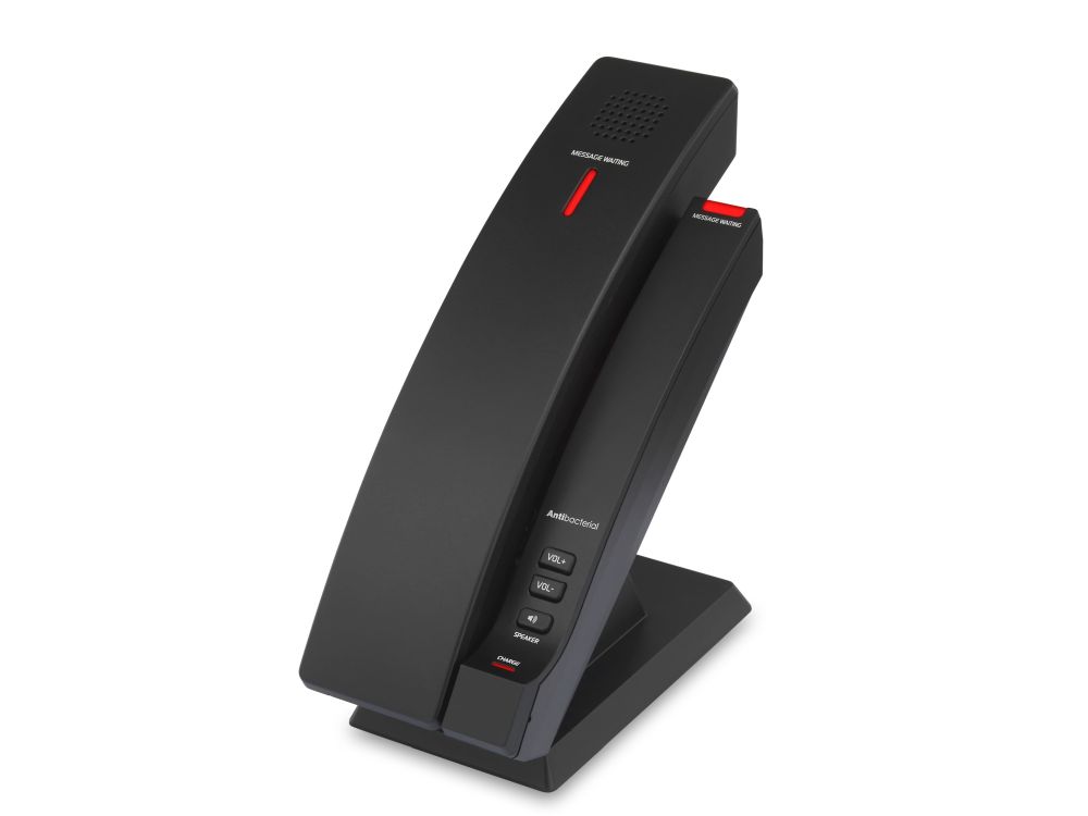 CTM-A2415 Matte Black 1-Line Analog Cordless Phone