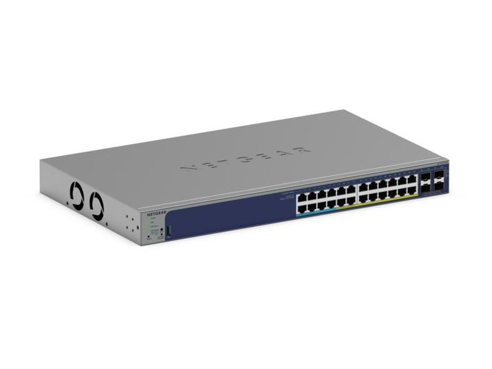 24P GE POE++ SMART SWTH W/10G SFP+ (GS728TXUP)