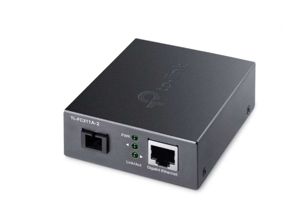 10/100/1000 Mbps RJ45 to 1000 Mbps Single-mode SC WDM Bi-Directional Fiber Converter